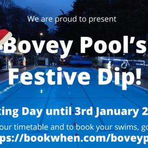 Join us for Bovey Pool's Festive Dip!